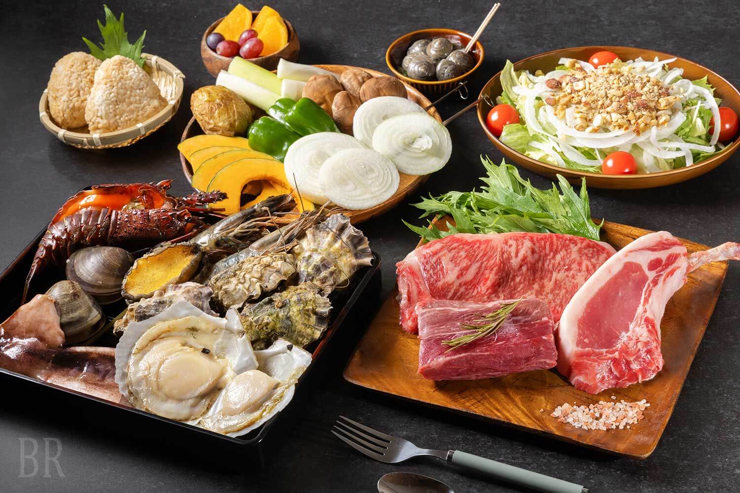 豪華なBBQコース